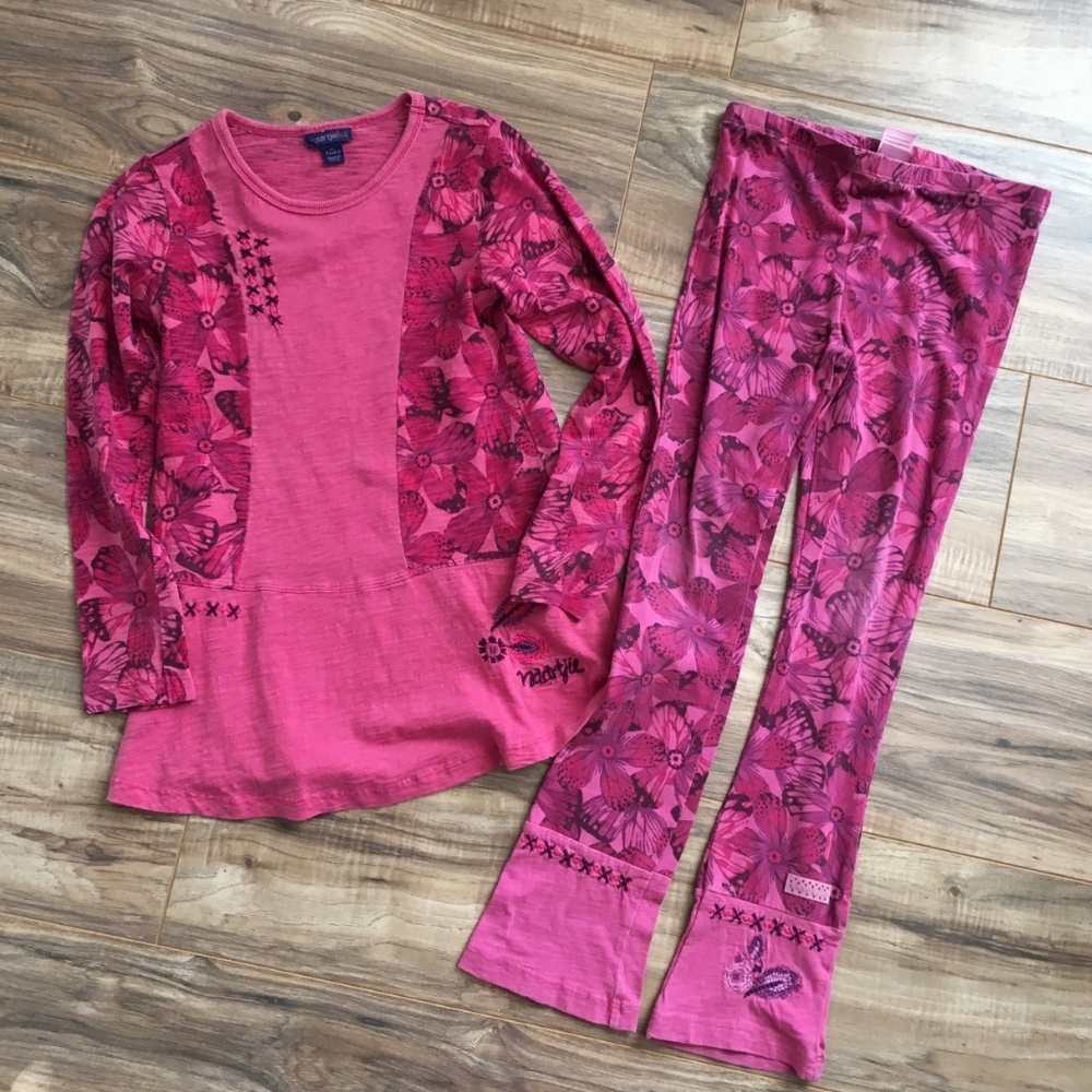 Girls Naartjie Kids Tunic & Leggings size XL (7)